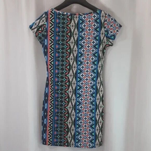 LA Breeze dress women's size large multicolor mini - Picture 6 of 11